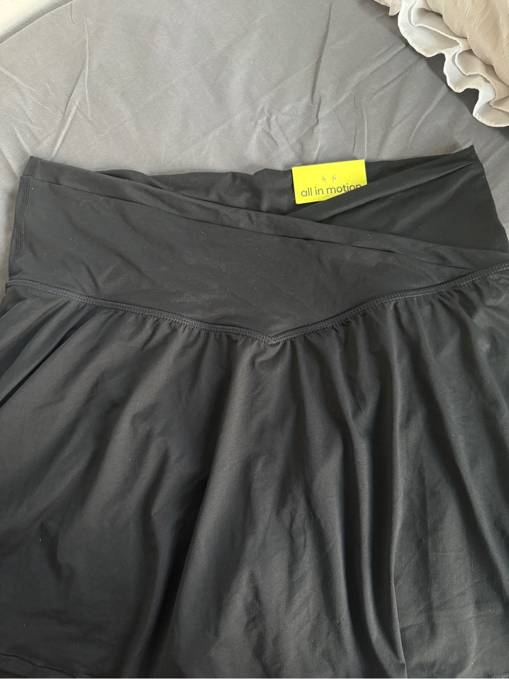 all in motion Black Circle Skater Skirt - Picture 3 of 7